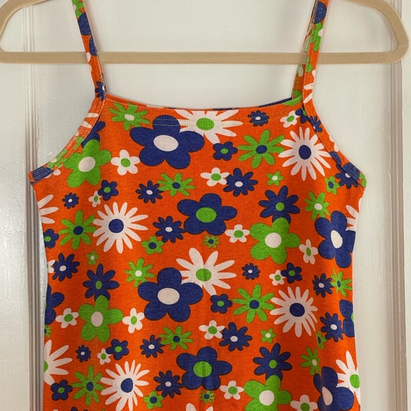 90s Grunge Flower Power Mini Babydoll Dress size XS MINT CONDITION - Picture 2 of 9